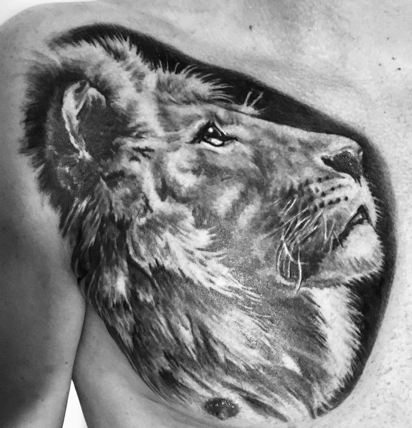 Tattoo Löwe, Kempten, Tattoo Studio, Allgäu